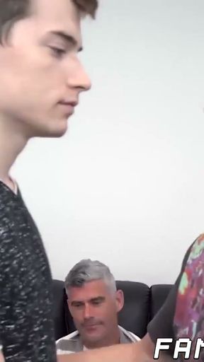 Stepsons forbidden hardcore threesome pounding with daddy   Clip 1