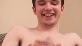 ”Frat dude with a fat long shaft doing his first solo on cam”