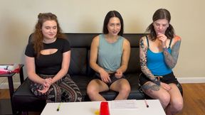 Amateur Lesbians Lose Strip Game and Face Big Sex Toy