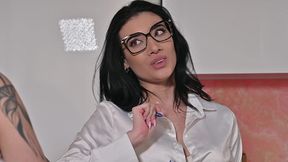 spanish distraction chapter 1: sex crazed lucy mendez turns spanish lesson into lesbian dildo session with emily pink gp3410