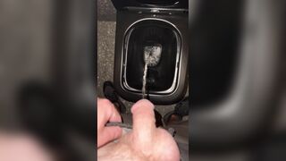 Intense Urinate Geyser Cramming Ebony Wc – Observe Me Empty Downright