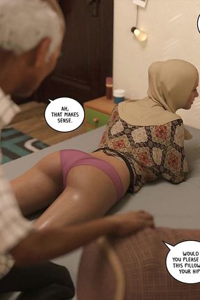 The Masseur - Chapter 2 - Wife Orgasms in Front of the Old Masseur While Massaging