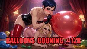 Balloons Gooning #12B: Latex Pressure Dominion (Animated)