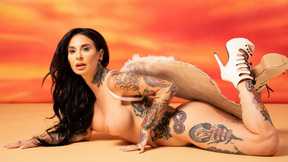 Naked MOMMY angel Joanna Angel reveals her sultry side & her hot tattoos