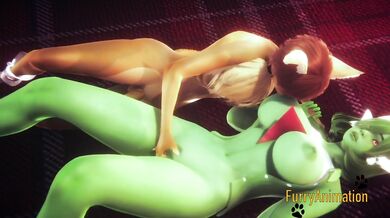 Eevee's Gardevoir gets the glitchy 3D hentai treatment big time