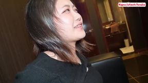 Petite 150cm Gal Lotion Soaked Shirt Nipple Tease Ends with Creampie