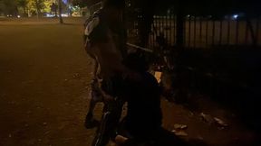bareback latin gay sex in the street square
