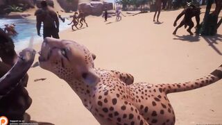 Furry Porn Cheetah Head Compilation