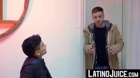 LatinoJuice.com - Jock homo Jonas Matt wanks dick while bred hard by Felipe