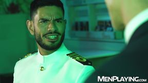 Naval officer Nico Zetta bends over to be plowed raw by MrDeepVoice