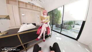 VR Conk Genshin Impact Yae Miko A sexy Teen Cosplay Parody PT1 With Melody Marks In HD Porn