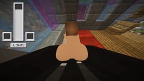 Minecraft . My ass isn't gonna fuck it self. Sex mode ep.2