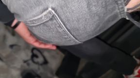 Love and Perversion, Cumshot and Cock on Display Outside Ex's House - Where in the Past She Gave Him the Best Handjob