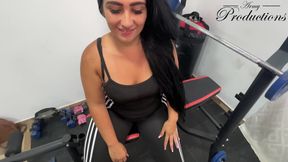 Gym Maintenance Guy Gets a Deepthroat Reward - Natural Beauty