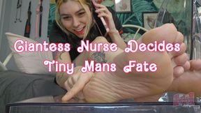 Giantess Nurse Decides Tiny Mans Fate