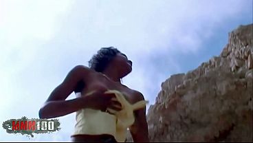 Shania &amp_ Terry: Interracial Beach Fucking