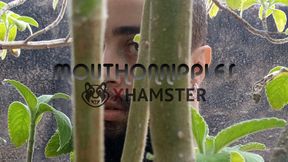 MASTURBATING MY DICK OUTSIDE