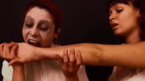 An hungry zombie ( BITING )