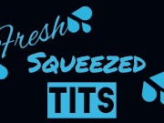 Fresh Squeezed Shower Wet Busty Natural BBW Milf Pornstar Platinum Puzzy TITS