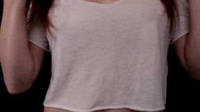 Experimenting with my t-shirt ASMR