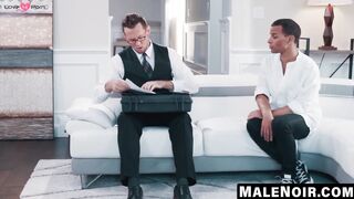 MaleNoir.com - Trelino's blowjob skills guarantee his college admission
