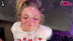facial & cumshot compilation - 15 thick sperm loads