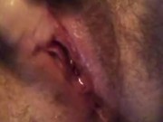 Hairy ftm solo play and squirt