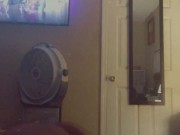 Horny Babe Shaking Fat Ass