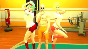 Hot Milf Wife Number 18 Cheats With Perverted Master Roshi for Dragon Ball Hentai Action