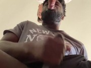 View From Under Of Sloppy Rough Face Fucking