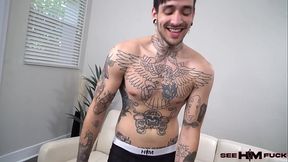 Tatted Yinnie DeDom Gets His Ass Slobbered Up By Kay Lovely!