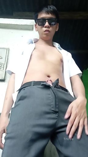 Powerful moment from &quot;Handsome Student After School Masturbation&quot;