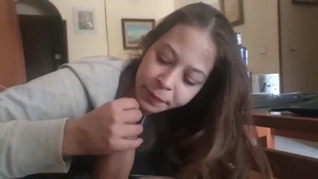 Homemade blowjob