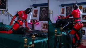 Serve Submit To HER - Femdom Latex Pegging