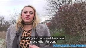 ”Huge Cock Warms Wet Cunt in Public”