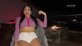 My friend said it's her first time in front of the camera, her ass is beautiful