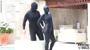 Pool Duo Black Fetish Fun