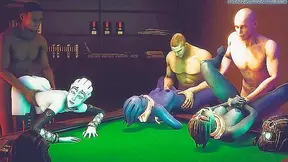 Asari Dancers Overpowered in Sultry Alien Orgy Showdown