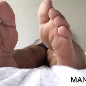 Good Morning Mr Manlyfoot - Hard to Get up This Morning