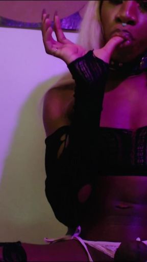 Thrilling moment from "AJ180 Teases You &amp; Teaches You from "Jack Off Instruction Cum with Goddess""