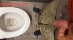 Master Ramon pisses Tavern Toilet full of his golden juice