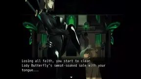 Benjojo2nd gets his face licked by a powerful 3D animated Mistress in the Tower of Trample