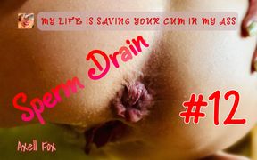 Sperm Drain 12. French Bitch Gives Out Cum in the Toilet.