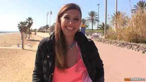 Sweaty Brunette Bounces Hard Before Steamy Shower Sex