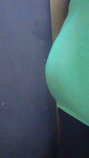 oiling my skin and fucking my virgin pussy with the tooth brush   Clip 1