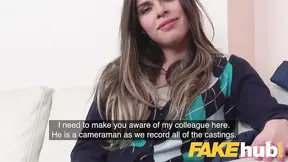 Hot Sex Models tight pussy gets fucked on couch