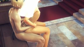Car Toon In Yaoi Femboy - Denki Hardsex In Church