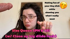 SPH CEI dildo fucking