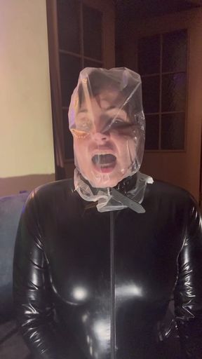 Tight Plastic Bag and Latex