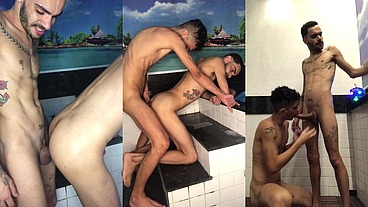Casal fudeu gostoso na hidro do hotel, dotado meteu sem na e ainda teve troca troca